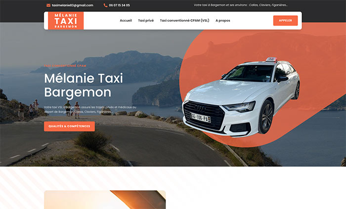 creation site internet taxi