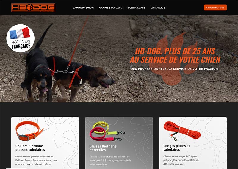 site internet accessoires chiens